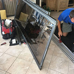 sliding glass door frame repair Fallbrook